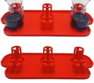 Akcesoria i części AGD - Ociekacz Na 3 Trzy Butelki Do Saturatora SODASTREAM Stojak Czerwony - miniaturka - grafika 1