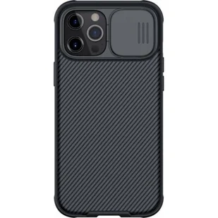 Nillkin CamShield Pro Case Apple iPhone 12 Pro Max Black - Etui i futerały do telefonów - miniaturka - grafika 1