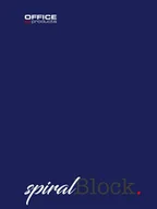 Notesy i bloczki - Kołonotatnik OFFICE PRODUCTS, A5, w linie, 80 kart., 70gsm, granatowy - miniaturka - grafika 1