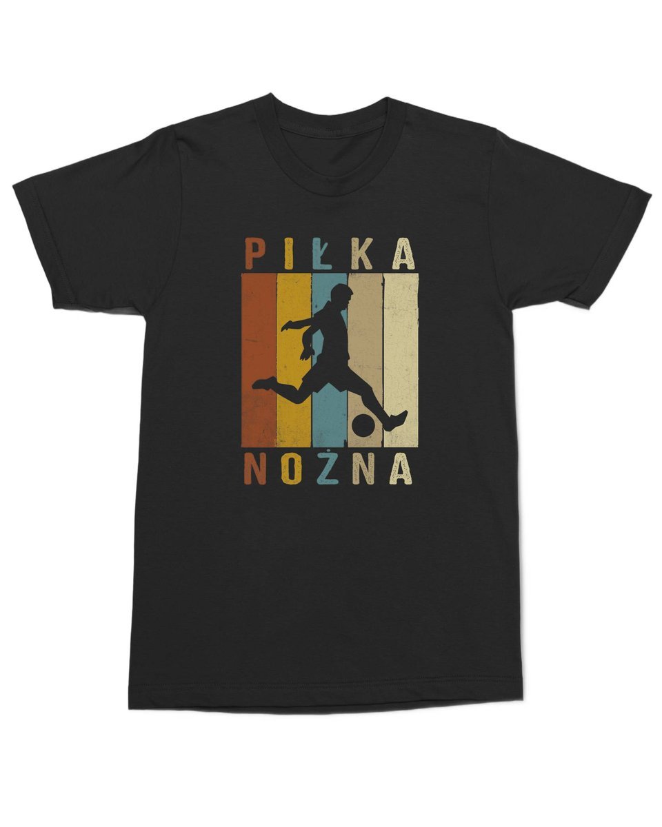 Koszulka dla Kibica Piłka Nożna dla Piłkarza Sportowa Futbol Czarna L