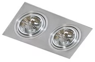 Lampy pozostałe - Azzardo Wpust wpuszczany kwadratowy aluminiowy SIRO 2 AZ0770 AZ0770 - miniaturka - grafika 1