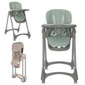 Krzesełka do karmienia - KRZESEŁKO DO KARMIENIA LORELLI PRIMAPAPA SKŁADANE STABILNE ZIELONE - miniaturka - grafika 1