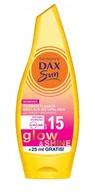 Balsamy i kremy do opalania - Dax Sun Rozświetlająca emulsja do opalania Glow&Shine SPF 15 ze złotymi drobinami 010214852 - miniaturka - grafika 1