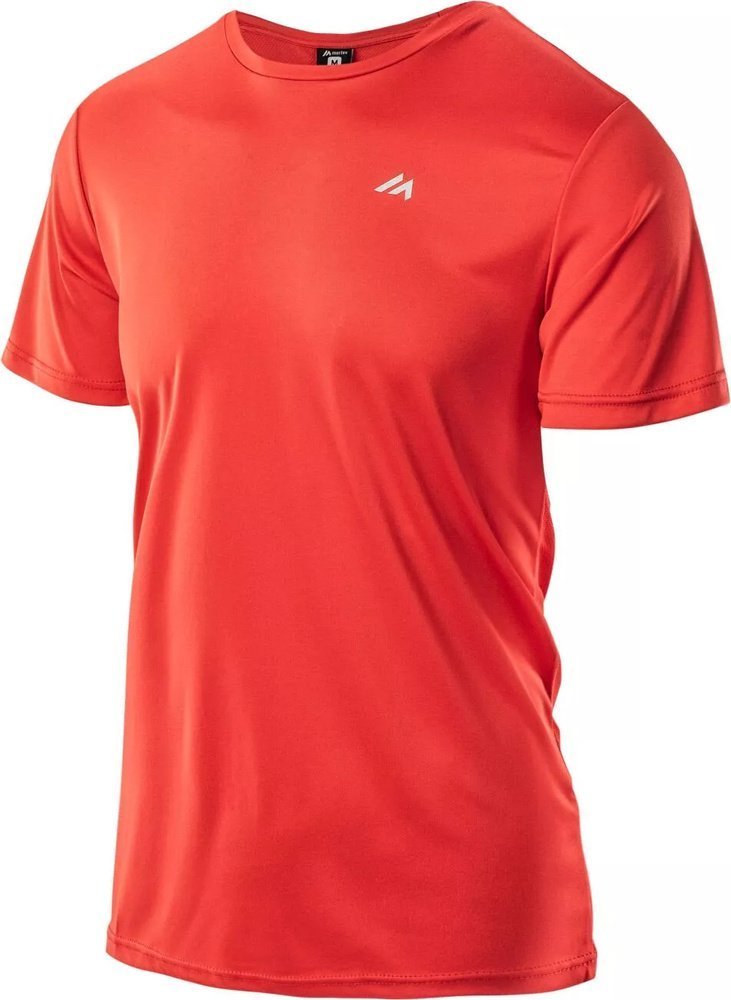 Męska koszulka treningowa z krótkim rękawem Martes Bisic czerwona rozmiar XL