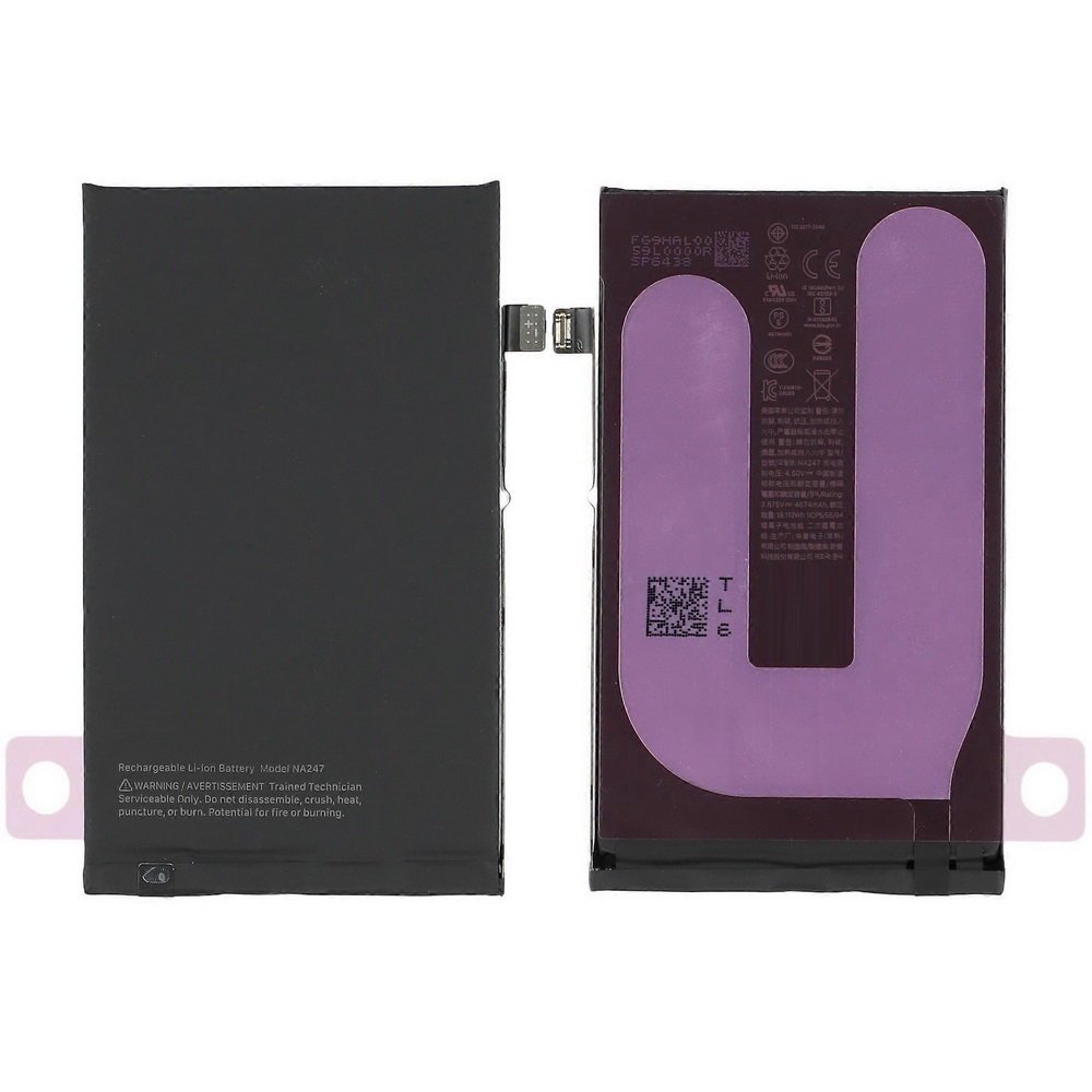 Bateria Li-ion NA247 4674mAh z taśmą klejem do Apple iPhone 16 Plus (A3082 / A3289 / A3290 / A3291)