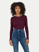 Bluzki damskie - ONLY Bluzka Carlotta 15291987 Fioletowy Regular Fit - miniaturka - grafika 1