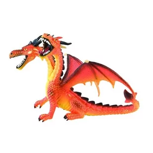 Bullyland 75598 figurka do gier, smok z 2 końcówkami Pomarańczowy, ok. 13 cm - Figurki dla dzieci - miniaturka - grafika 2
