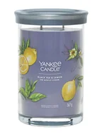 Świece - Yankee Candle Świeca zapachowa "Black Tea & Lemon" - 567 g - miniaturka - grafika 1