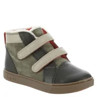Kapcie damskie - UGG Rennon II, Kapcie, Antylope/Mustard Seed/Warm Red, 31 EU, Antilope Mustard Seed Warm Red, 40 - miniaturka - grafika 1