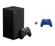 Konsole Xbox - Microsoft Xbox Series X + Xbox Series Controller niebieski - miniaturka - grafika 1