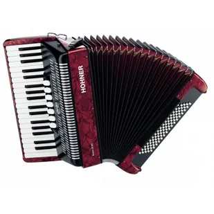 'Hohner Bravo Iii 80 Czerwony Akordeon Klawiszowy Hohner Bravo3-80' - Instrumenty klawiszowe - miniaturka - grafika 1