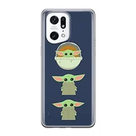 Etui i futerały do telefonów - ERT GROUP etui na telefon Oppo FIND X5 PRO, case oryginalny i oficjalnie licencjonowany przez Star Wars, wzór Baby Yoda 007, optymalnie dopasowane, plecki z TPU - miniaturka - grafika 1