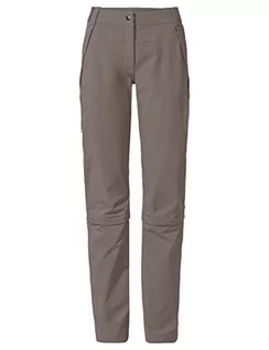 Spodnie damskie - VAUDE Damskie Farley Stretch Capri T-Zip Pants III Spodnie Damskie, Kokos, 32 - grafika 1