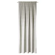 Zasłony - Zasłona Cypr beżowa 140 x 270 cm na taśmie - miniaturka - grafika 1