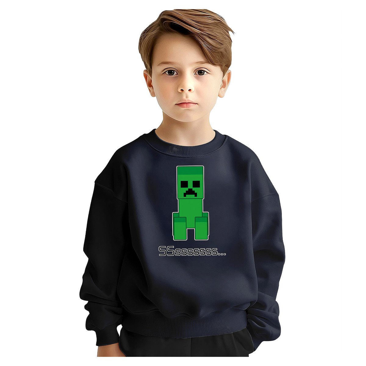 BLUZA DZIECIĘCA MŁODZIEŻOWA MINECRAFT 122-128 WZORY PREZENT JAKOŚĆ