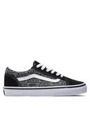 Buty dla dziewczynek - Vans Tenisówki Jn Old Skool VN0A5EE6N421 Czarny - miniaturka - grafika 1