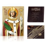 Ikony i obrazy sakralne - Ikona religijna Święty Tomasz Becket - miniaturka - grafika 1