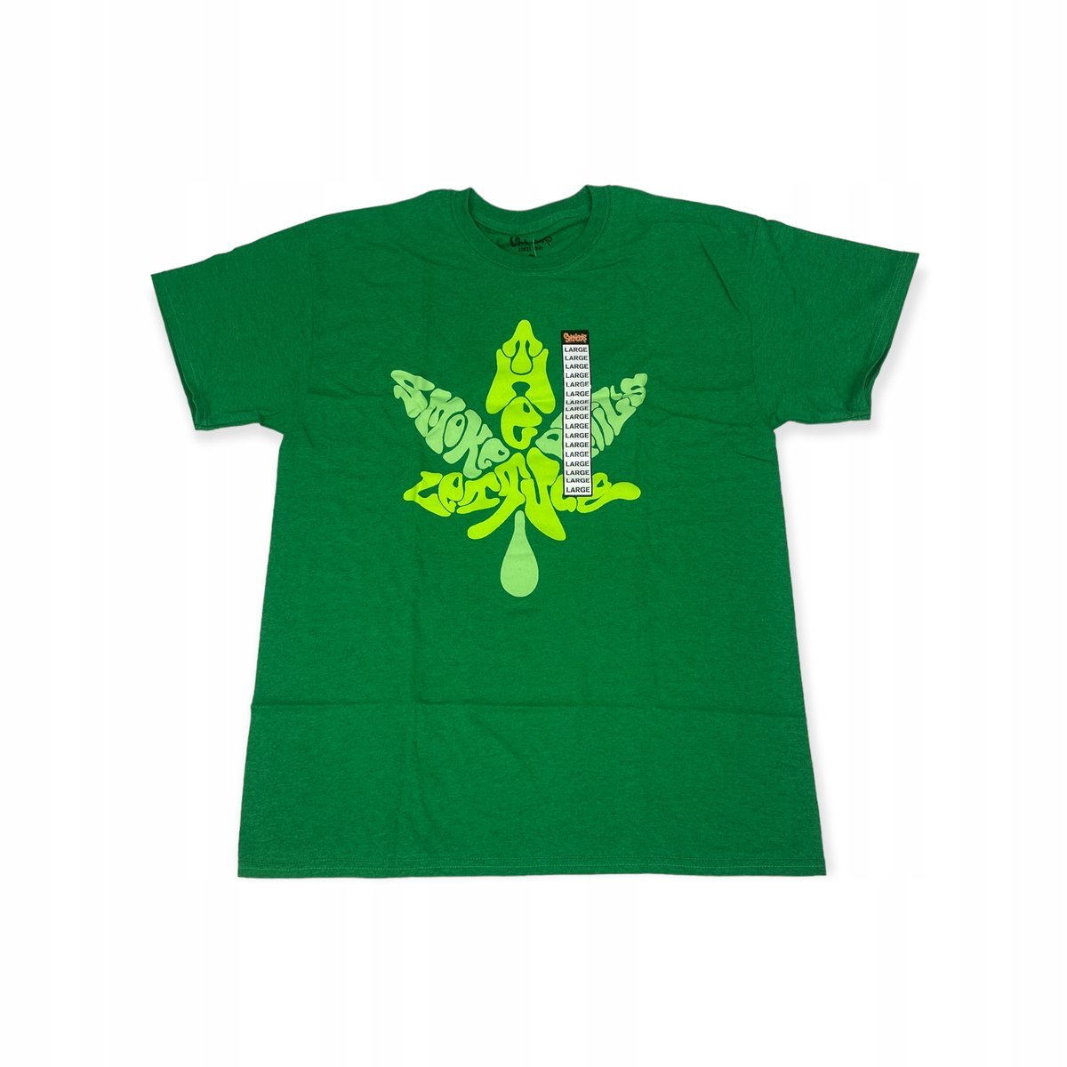 Koszulka T-shirt męski SPENCER'S zielony napisy L