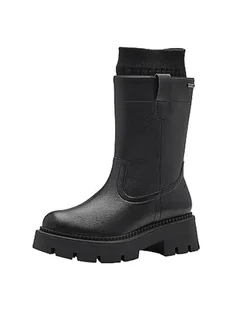 Tamaris Damskie botki 1-1-26442-41, czarny, 41 EU - Botki damskie - miniaturka - grafika 1