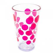 Szklanki - Zak! ZakDesigns Szklanka Designs Dot, różowa, 300 ml - miniaturka - grafika 1