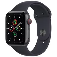 Smartwatch - Apple Watch SE 44/Space Gray Aluminium/Midnight SportLTE - miniaturka - grafika 1