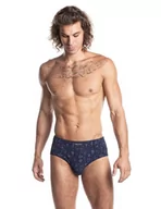 Majtki męskie - SLIPY AMA M-995 C (kolor granat - niebieski, rozmiar L) - miniaturka - grafika 1
