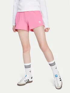 adidas Szorty sportowe JX2775 Różowy Loose Fit - Spodenki damskie - miniaturka - grafika 1