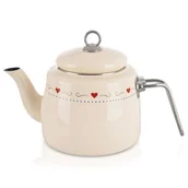 Czajniki na gaz - Czajnik emaliowany kremowy tonca 1,6 l O-113524 - miniaturka - grafika 1