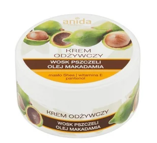 Scan Anida SCAN- Anida krem odżywczy wosk pszczeli i olej makadamia 125 ml - Balsamy i kremy do ciała - miniaturka - grafika 1