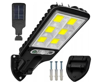 LAMPA SOLARNA ULICZNA PILOT WODOODPORNA AKUMULATOROWA 3 tryby świecenia - Lampy ogrodowe - miniaturka - grafika 1