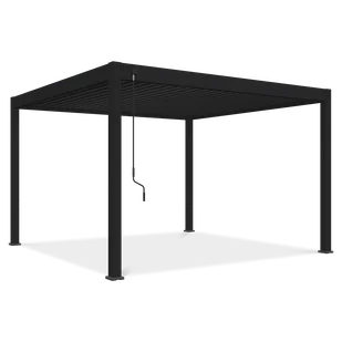 Pergola tarasowa DELUXE 3,6x4 Anthracite - Gutroof - Kratki i pergole - miniaturka - grafika 1