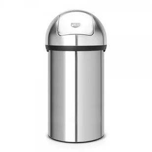 Brabantia Kosz na śmieci PushBin, stal matowa, 60 l - Kosze na śmieci - miniaturka - grafika 1