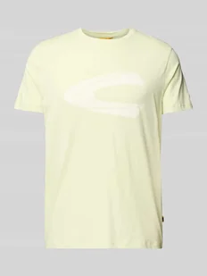 T-shirt z prążkowanymi wykończeniami - Koszulki męskie - miniaturka - grafika 1
