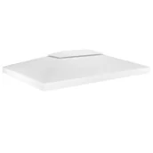 Pawilony ogrodowe - vidaXL 2-poziomowe zadaszenie altany, 310 g/m 4x3 m, białe - miniaturka - grafika 1