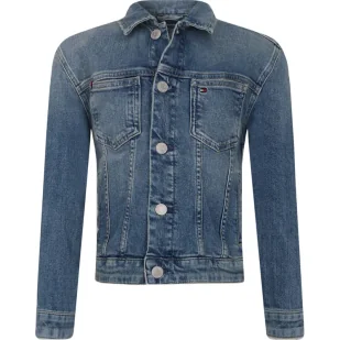 Tommy Hilfiger Jeansowa kurtka Oversize fit - Kurtki i płaszcze dla chłopców - miniaturka - grafika 1