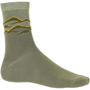 Skarpety męskie Viking Boosocks Mid Bamboo Man 7300 zielony - Skarpetki sportowe męskie - miniaturka - grafika 1
