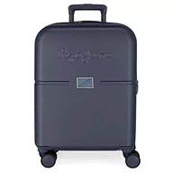 Walizki - Pepe Jeans Accent Walizka kabiny Niebieski 40x55x20 cms Twarde mocowanie ABS Zamknięcie TSA Wbudowany 37L 2,74 kg 4 koła Bagaż ręczny, niebieski, Maleta, Walizka kabinowa - miniaturka - grafika 1
