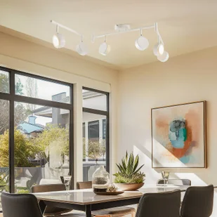 Reflektor Lindby Jyla, biały, 4000 K, 6-punktowy, GX53 - Lampy sufitowe - miniaturka - grafika 1