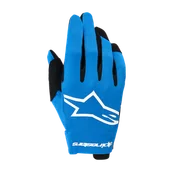 Rękawice motocyklowe - Rękawice MX Alpinestars Radar UCLA Niebieski/Złamany BiałyS - miniaturka - grafika 1