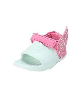 Buty dla dziewczynek - PUMA Mixed Kids Divecat V2 Injex Hero Glitz Inf Sandały Śliskie, Fresh Mint Fast Pink, 19 EU - grafika 1