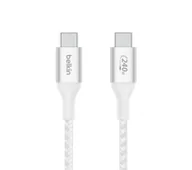 Kable USB - Belkin Kabel Boost USB-C do USB-C 240W 2m, biały - miniaturka - grafika 1