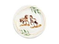 Dekoracje i nakrycia stołu na imprezę - Talerzyki papierowe Koniki - 18 cm - 6 szt. - miniaturka - grafika 1