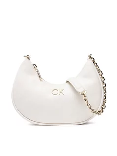 Torebki damskie - Calvin Klein Torebka Re-Lock Shoulder Bag Sm K60K609622 Biały - grafika 1