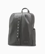 Torebki damskie - PUCCINI Plecak damski z ozdobnym elementem szary - miniaturka - grafika 1