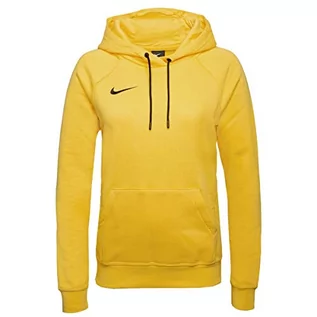 Bluzy damskie - Nike Damska bluza z kapturem Park 20 Tour żółty/czarny/czarny S CW6957 - grafika 1