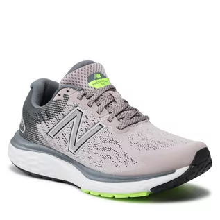 Buty sportowe damskie - New Balance Buty W680LR7 Beżowy - grafika 1