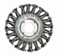 Materiały ścierne - ABRABORO Szczotka tarczowa 115 mm/M14 drut splat - miniaturka - grafika 1