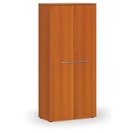 Szafy biurowe - Szafa ubraniowa z wysuwem PRIMO WOOD, 1781 x 800 x 420 mm, wiśnia - miniaturka - grafika 1