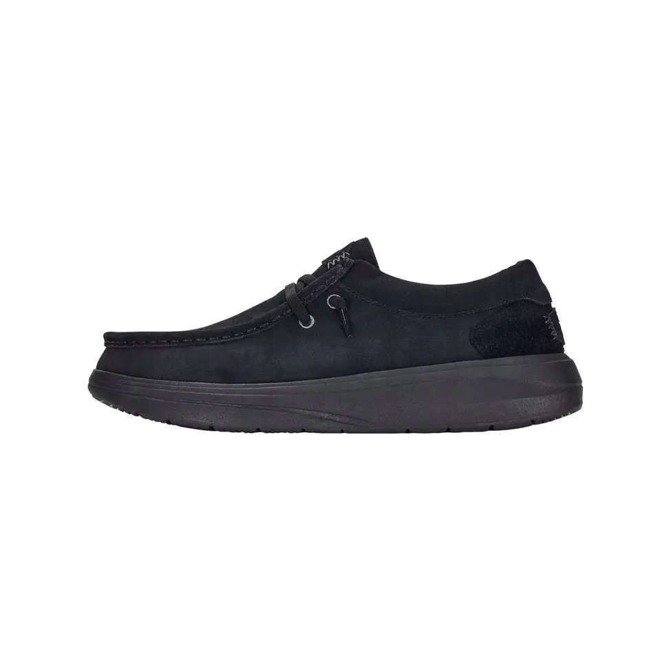 HeyDude Męskie Buty Mokasyny Wsuwane Zamszowe Wally Comf Suede 44