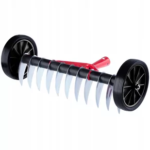 Aerator ręczny jednostronny na kółkach 43 x 13 cm - Grabie i motyki - miniaturka - grafika 1
